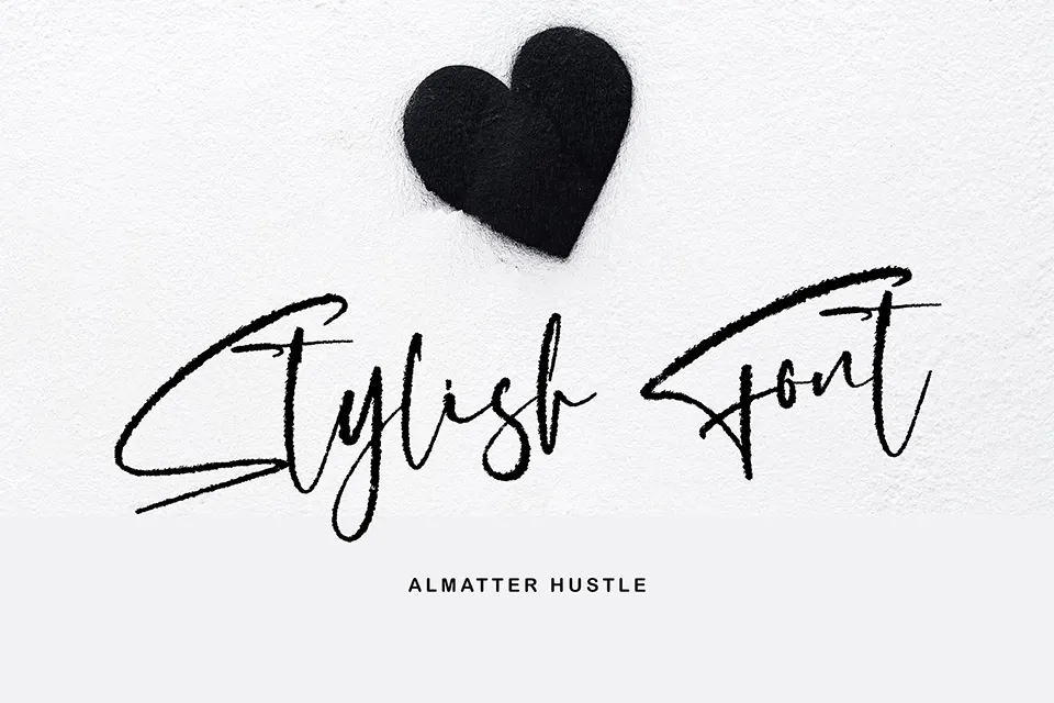 Almatter Hustle Font