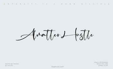 Almatter Hustle Font