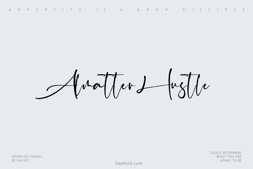 Almatter Hustle Font