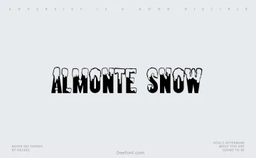 Almonte Snow Font