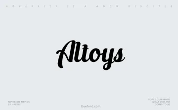 Altoys Font