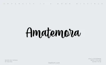 Amatemora Font