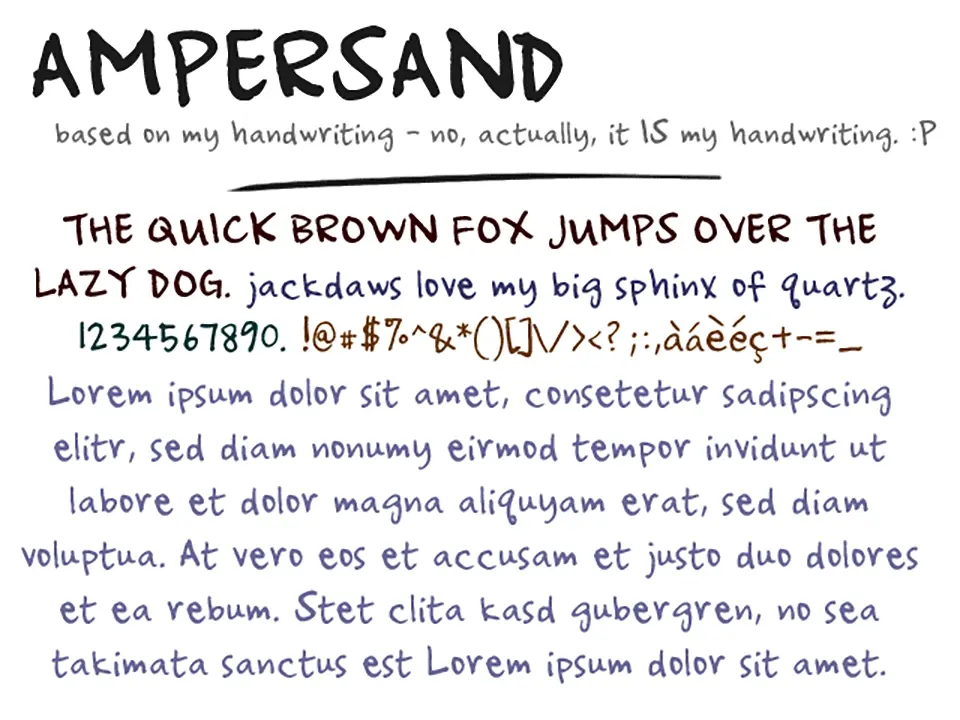 Ampersand Font