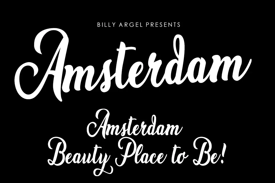 Amsterdam Font