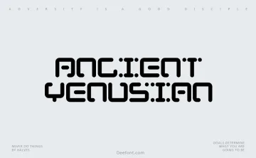 Ancient Venusian Font