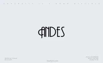 Andes Font