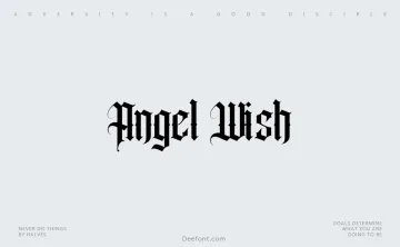 Angel Wish Font