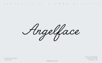 Angelface Font