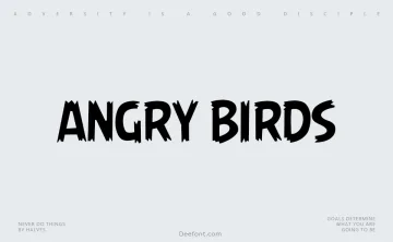 Angry Birds Font