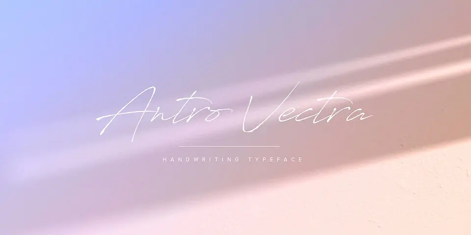 Antro Vectra Font
