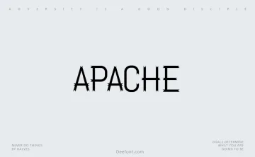 Apache Font