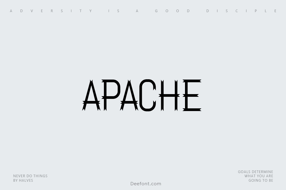 Apache Font