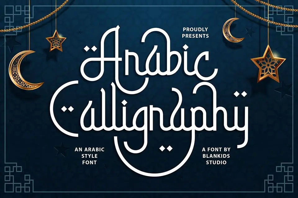 Arabic Calligraphy Font