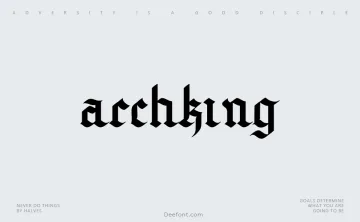 archking Font
