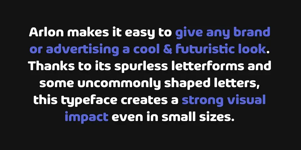 Arlon Font
