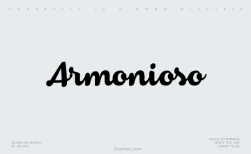 Armonioso Font