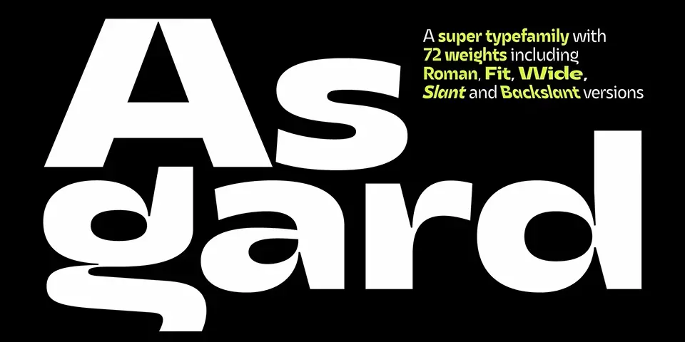Asgard Font Family