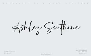 Ashley Southine Font