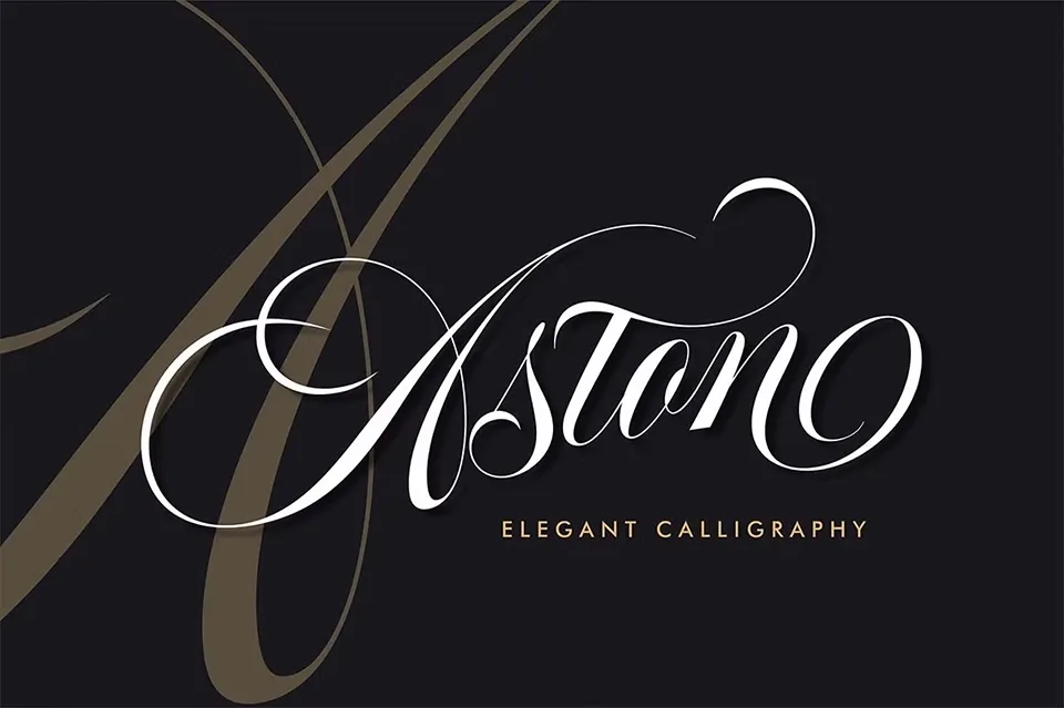 Aston Script Font