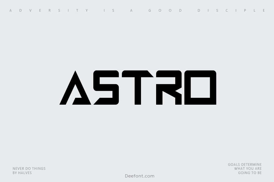Astro Font