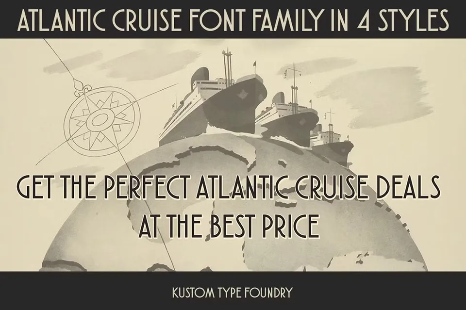Atlantic Cruise Font