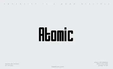 Atomic Font