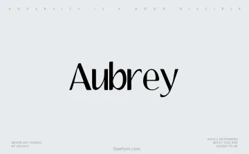 Aubrey Font