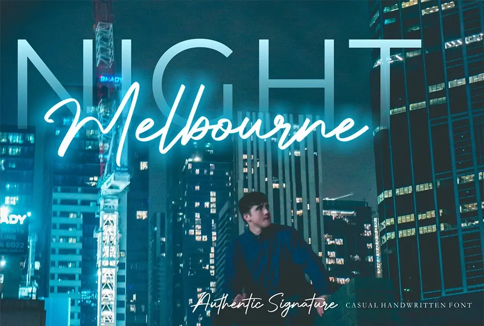 Authentic Signature Font