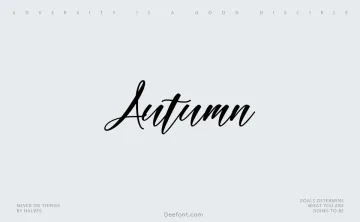 Autumn Font