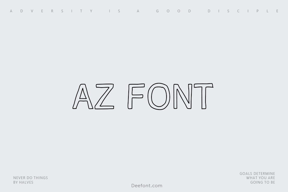 AZ Font