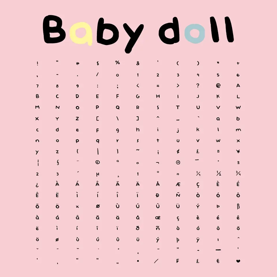 Baby Doll Font