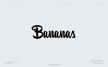 Bananas Font