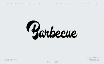 Barbecue Font