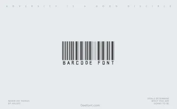 Barcode Font Font