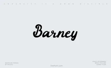 Barney Font