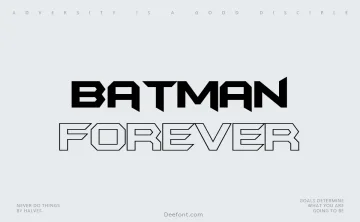 Batman Forever Font