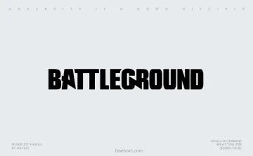 Battleground Font