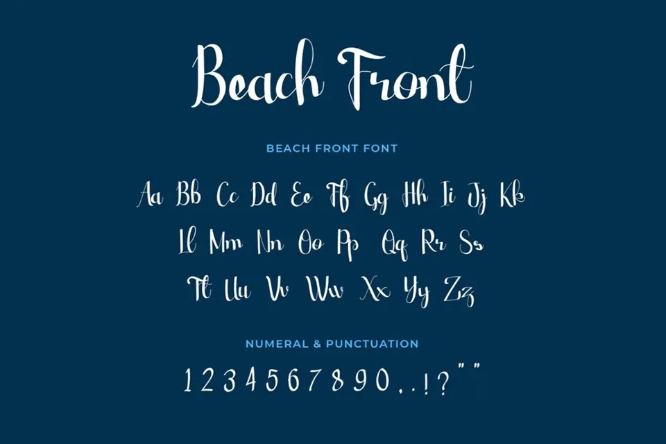 Beach Front Font