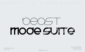 Beast Mode Suite Font
