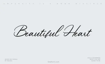 Beautiful Heart Font