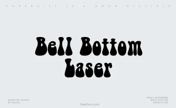 Bell Bottom Laser Font
