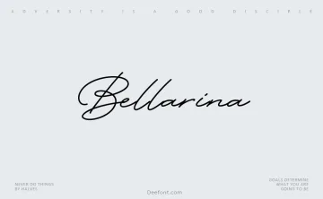 Bellarina Font