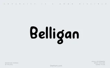 Belligan Font