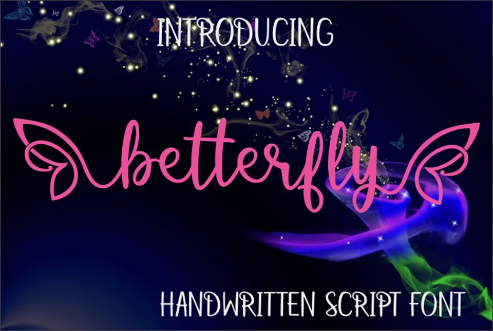 Betterfly Font