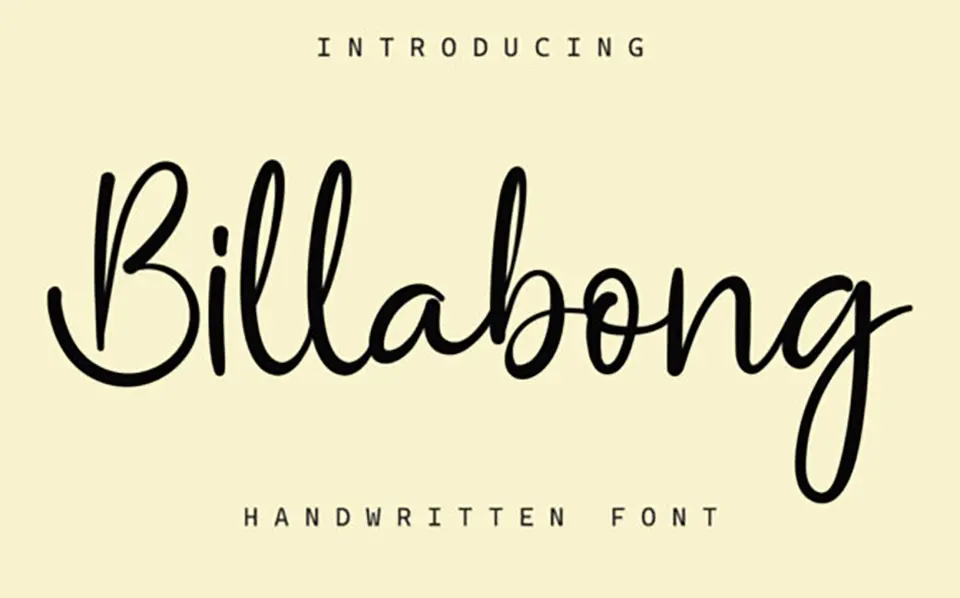 Billabong Font