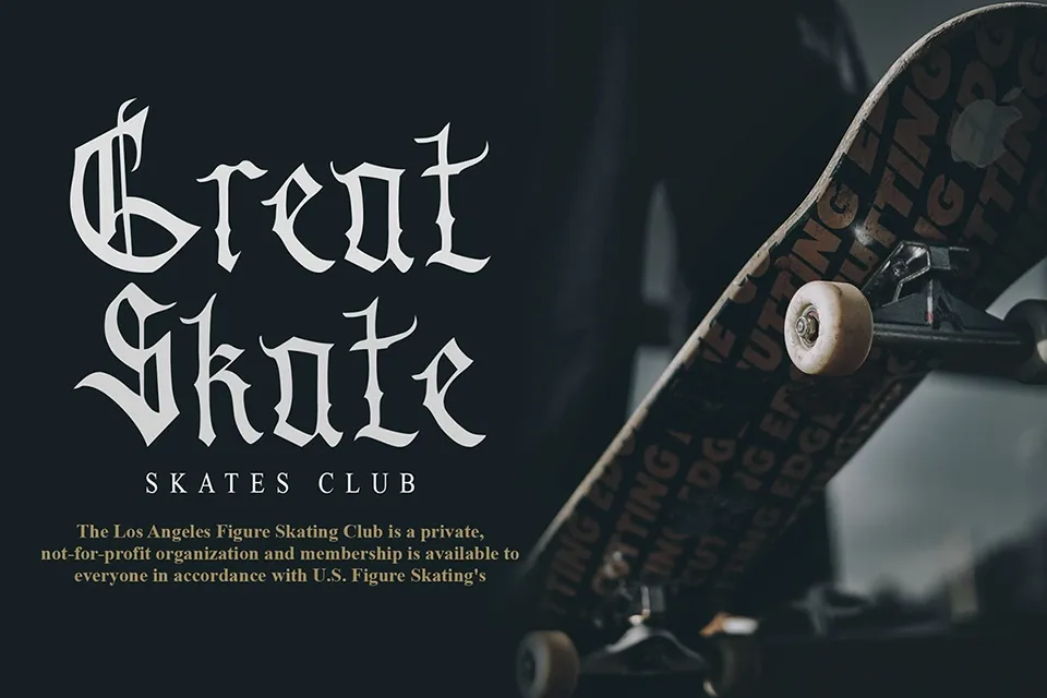Black Blade Font