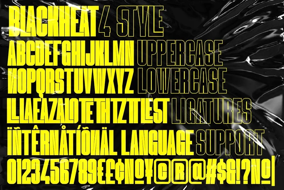 Blackheat Font