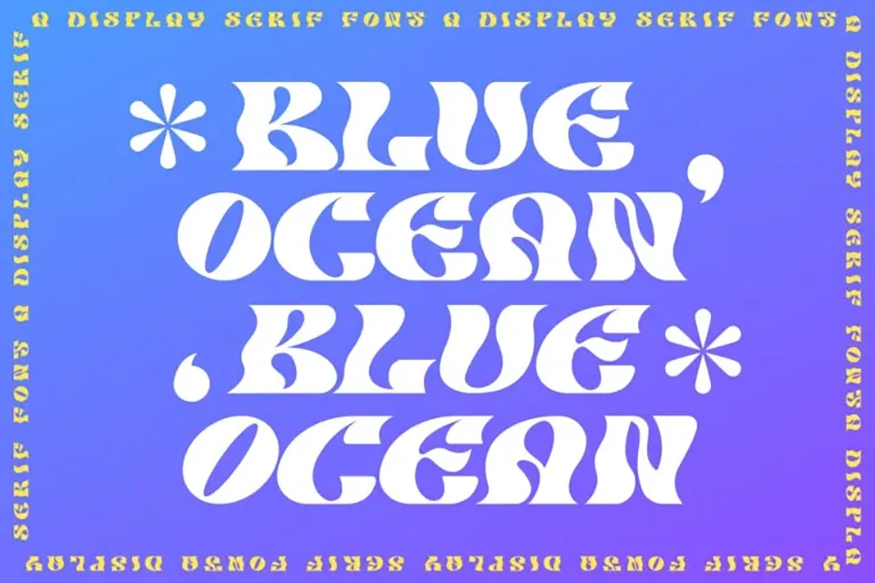 Blue Ocean Font