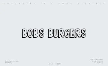 Bob’s Burgers Font