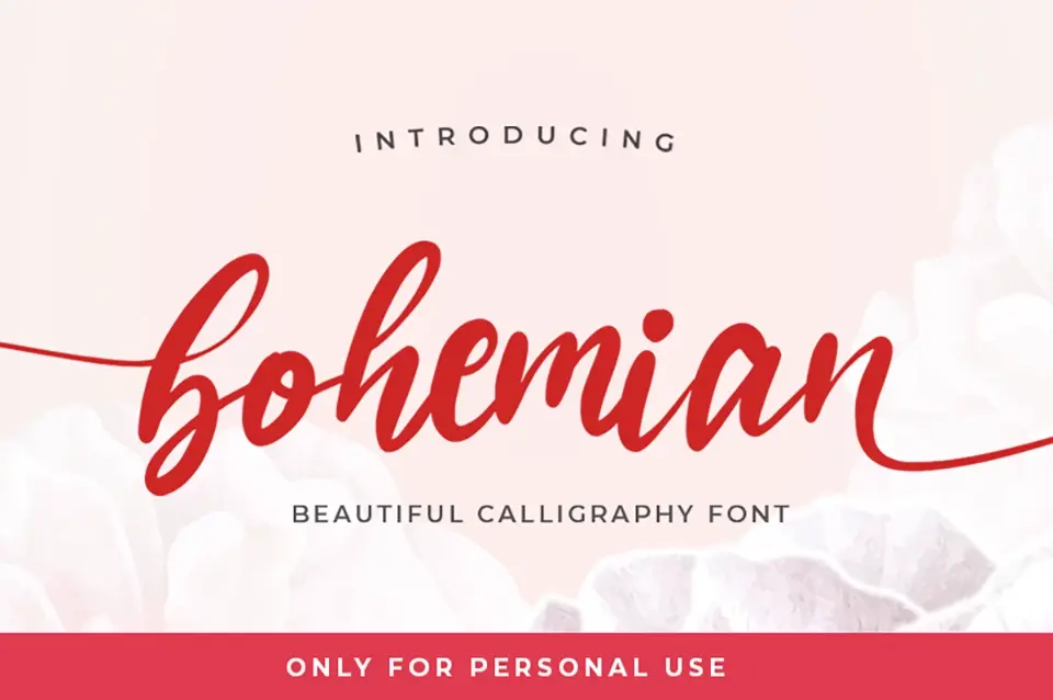 Bohemian Font